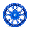 22x10 Fuel Off-Road D770 Twitch Anodized Blue Milled 8x180 ET-18 CB124.2 Wheel