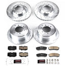 PowerStop Z23 Daily Driver Carbon-Fiber Ceramic Brake Pad and Drilled & Slotted