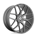22X9 Asanti Black ABL-27 DYNASTY Titanium Brushed 5X108 ET40 wheel/rim