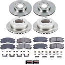PowerStop OE Stock Replacement Low-Dust Ceramic Brake Pad and Rotor Kit