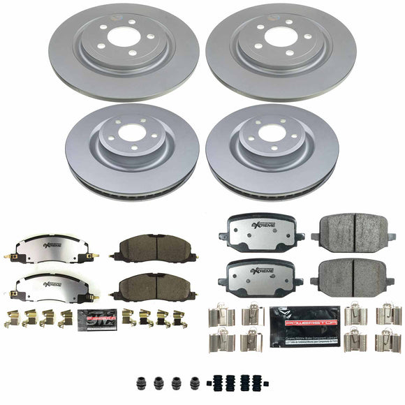 Z36 Truck & Tow Premium Carbon-Fiber Ceramic Brake Pad and Fully Coated Rotor Ki