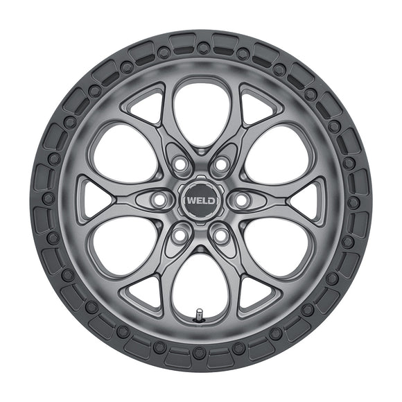 20x10 WELD Off-Road Ledge Six Gunmetal / Black 6x139.7 6x5.5 ET-18 Wheel