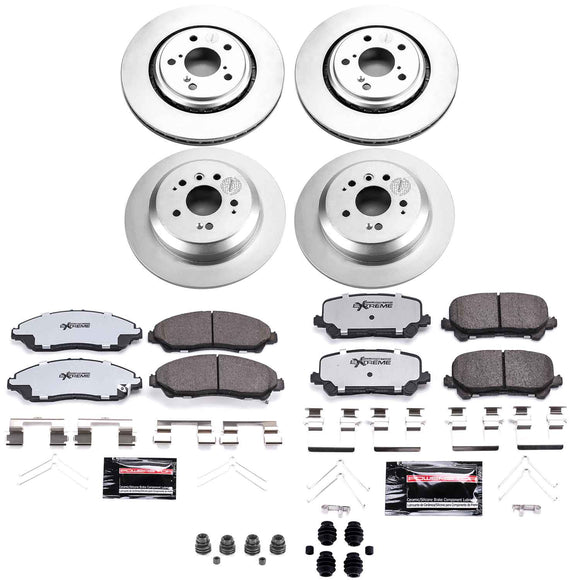 Z36 Truck & Tow Premium Carbon-Fiber Ceramic Brake Pad and Fully Coated Rotor Ki