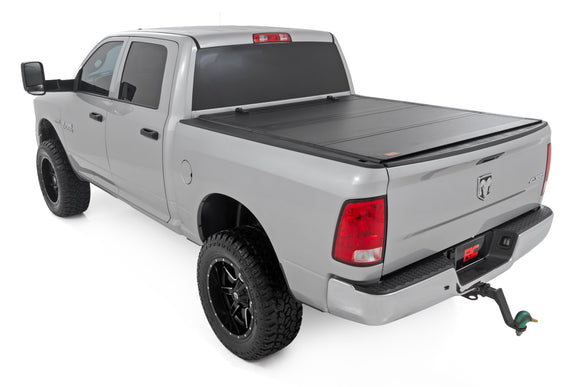 Rough Country Hard Tri-Fold Bed Cover 6'4" Bed For Ram 1500 10-18 2500 10-23
