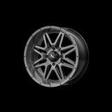 14X7 MSA OFFROAD Vibe Gray Wheel/Rim 4X110 ET0 4-110 14-7 M26-04710