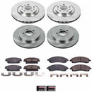 PowerStop OE Stock Replacement Low-Dust Ceramic Brake Pad and Rotor Kit