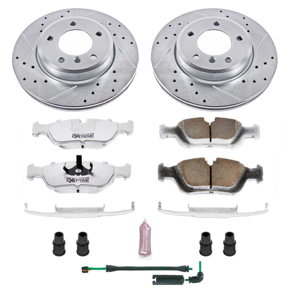 PowerStop Z26 Street Performance Ceramic Brake Pad and Drilled & Slotted Rotor K