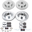 PowerStop Z26 Street Performance Ceramic Brake Pad and Drilled & Slotted Rotor K