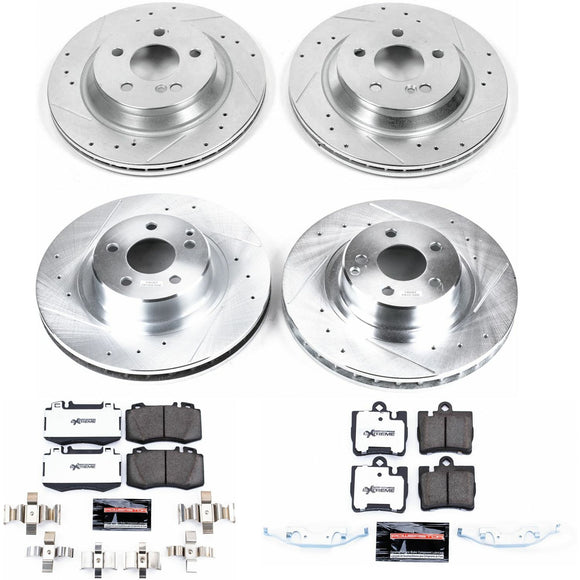 PowerStop Z26 Street Performance Ceramic Brake Pad and Drilled & Slotted Rotor K