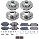 PowerStop OE Stock Replacement Low-Dust Ceramic Brake Pad and Rotor Kit