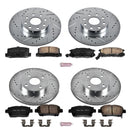 PowerStop Z23 Daily Driver Carbon-Fiber Ceramic Brake Pad and Drilled & Slotted