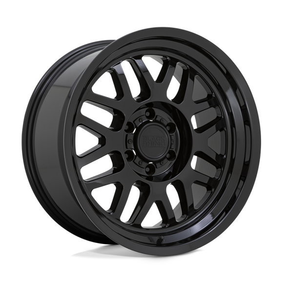 18x9.5 Black Rhino Delta Gloss Black 6x120 ET12.00 CB67.06 Wheel/Rim