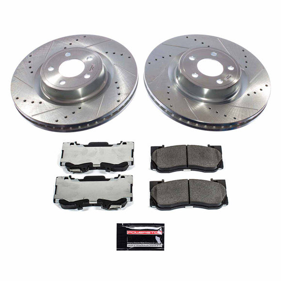 PowerStop Z26 Street Performance Ceramic Brake Pad and Drilled & Slotted Rotor K