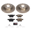 PowerStop OE Stock Replacement Low-Dust Ceramic Brake Pad and Rotor Kit