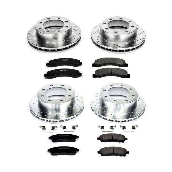 PowerStop Z23 Daily Driver Carbon-Fiber Ceramic Brake Pad and Drilled & Slotted