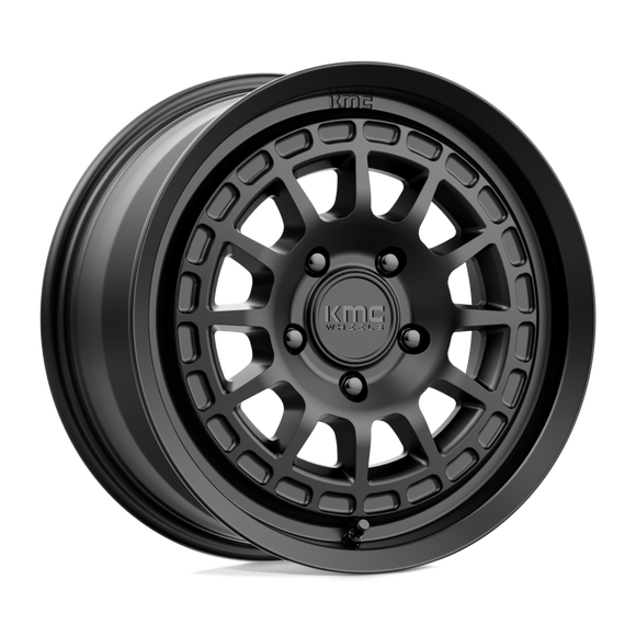 17X8 KMC KM719 CANYON Satin Black 5X127 ET35 wheel/rim