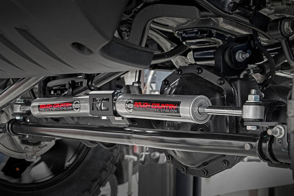 Rough Country N3 Steering Stabilizer 2.5-8" Lift Jeep Wrangler 18-23