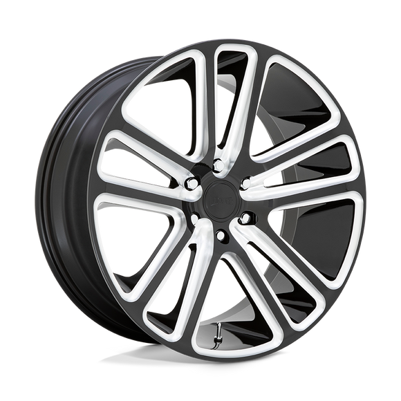 22X9.5 DUB S255 FLEX Gloss Black Milled 6X139.7 ET25 wheel/rim