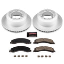 PowerStop Genuine Geomet Coated Rotor and Low-Dust Ceramic Brake Pad Kit
