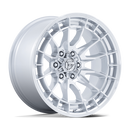17x9 Fuel Off-Road FC888 Revolt Hyper Silver Machined Face 6x139.7 ET-12 Wheel