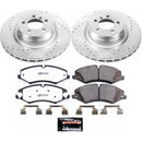 PowerStop Z36 Carbon-Fiber Ceramic Brake Pad with Drilled and Slotted Rotor Kit