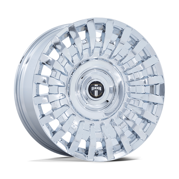 24X9 DUB DC272 Honcho Chrome 5x115 ET15 Wheel Rim