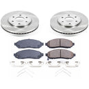 PowerStop OE Stock Replacement Low-Dust Ceramic Brake Pad and Rotor Kit