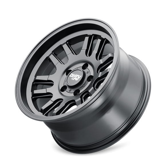 17x9 Dirty Life Canyon Matte Black 6x139.7 ET-12 CB106 Wheel Rim
