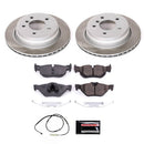 PowerStop Semi-Coated Rotor and Low-Dust Ceramic Brake Pad Kit