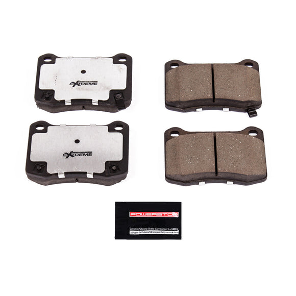 PowerStop Z26 Street Performance Carbon-Fiber Ceramic Brake Pads With Hardware