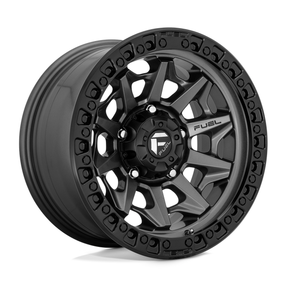 18x9 Fuel Off-Road D716 Covert Matte Gun Metal Black Bead Ring 5x150 ET1 Wheel