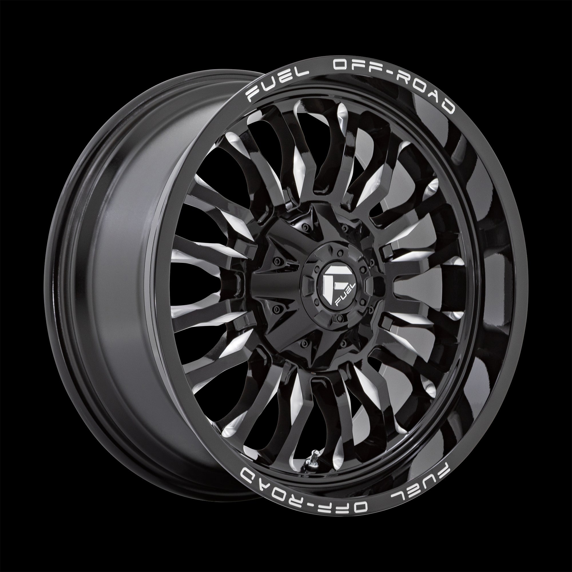 20X9 Fuel D795 ARC Gloss Black Milled 8X165.1 ET1 wheel/rim