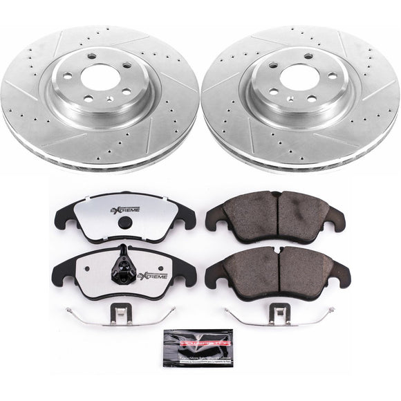 PowerStop Z26 Street Performance Ceramic Brake Pad and Drilled & Slotted Rotor K