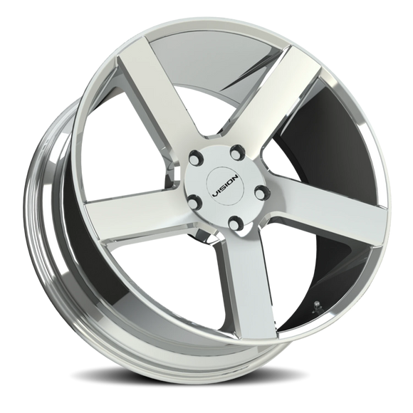 20x9 Vision 472 Switchback Chrome Wheel 5x120 ET30 CB74.1