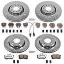 PowerStop Z26 Street Performance Ceramic Brake Pad and Drilled & Slotted Rotor K
