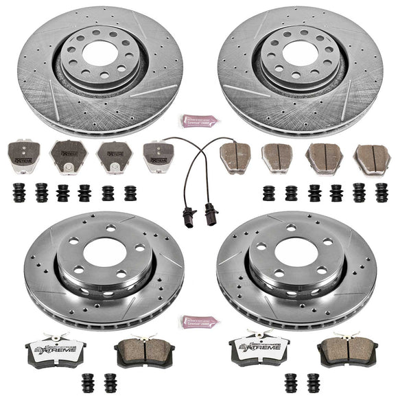 PowerStop Z26 Street Performance Ceramic Brake Pad and Drilled & Slotted Rotor K