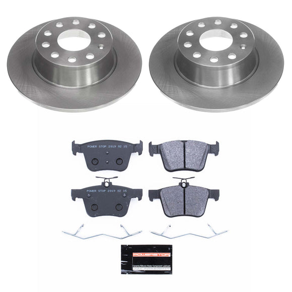 PowerStop Track Day Spec High-Performance Brake Pad and Rotor Kit