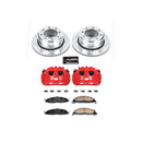 PowerStop Z23 Daily Driver Carbon-Fiber Ceramic Pads Drilled & Slotted Rotor & C
