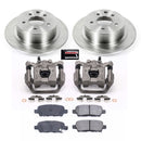 PowerStop OE Stock Replacement Low-Dust Ceramic Brake Pad, Rotor and Caliper Kit