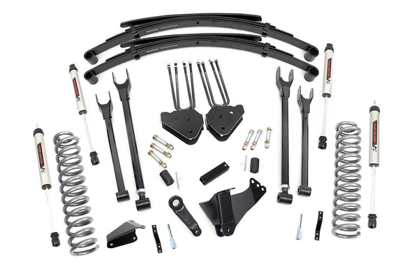 6 Inch Lift Kit - Gas - 4 Link - RR Spring - V2 - Ford Super Duty (05-07)