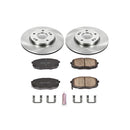 PowerStop OE Stock Replacement Low-Dust Ceramic Brake Pad and Rotor Kit