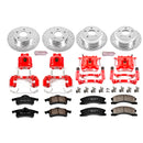 PowerStop Z23 Daily Driver Carbon-Fiber Ceramic Pads Drilled & Slotted Rotor & C