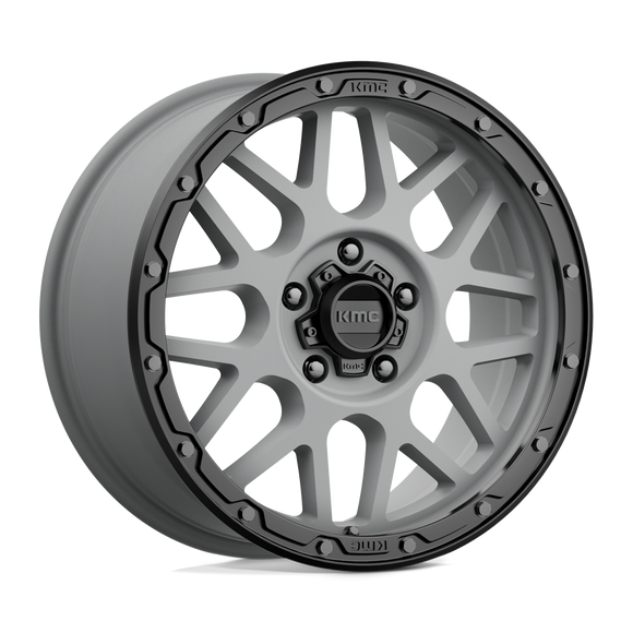 18X8.5 KMC KM535 Grenade OFF-ROAD M-GRAY M-BLK LP 5X120 ET35 wheel/rim