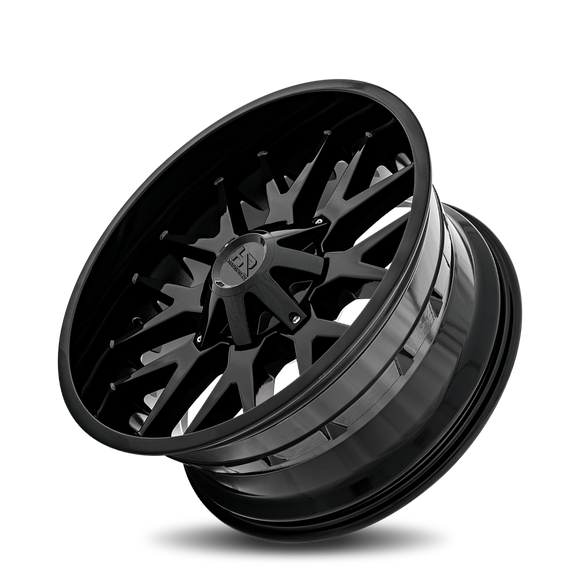 22x10 Hardrock Affliction Gloss Black 5x127/139.7 ET-19 wheel/rim