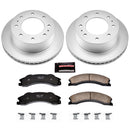 PowerStop Genuine Geomet Coated Rotor and Low-Dust Ceramic Brake Pad Kit