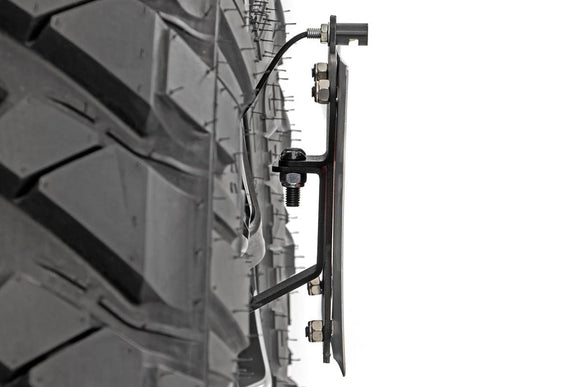 Rough Country License Plate Relocation Bracket For Jeep Wrangler 18-23