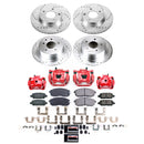 PowerStop Z23 Daily Driver Carbon-Fiber Ceramic Pads Drilled & Slotted Rotor & C