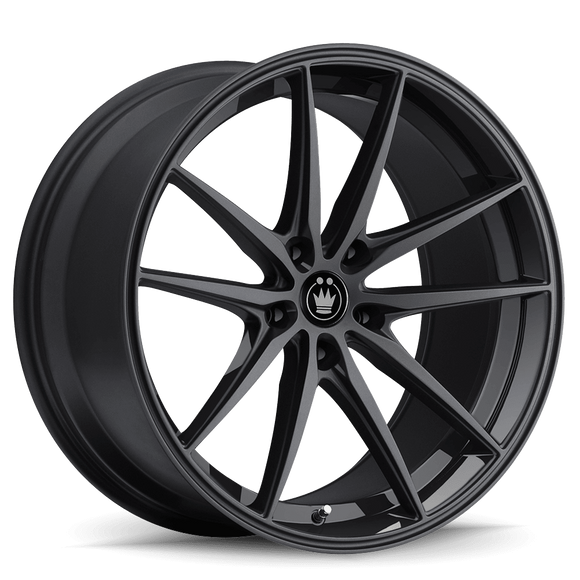 17x8 Konig Oversteer Gloss Black 5x114.3 5x4.5 ET35 Wheel Rim