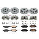 PowerStop OE Stock Replacement Low-Dust Ceramic Brake Pad, Rotor and Caliper Kit