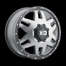 20X8.25 KMC XD Machete Dually Matte Gray Wheel/Rim 8x165.1 8-165.1 ET97-2